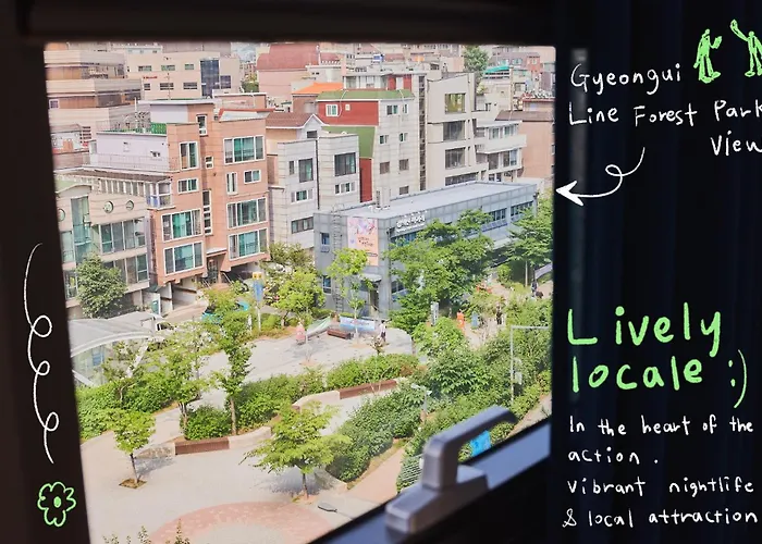 Apartment Hongik Univ Station Wave Family #c Seoul