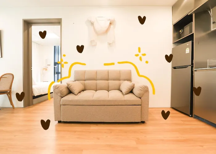 Apartment Hongik Univ Station Wave Family #c